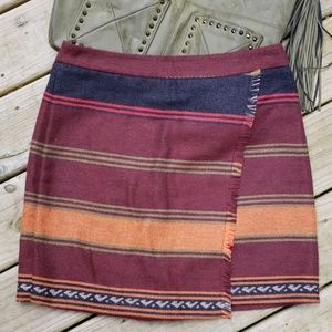 Loft fringe skirt